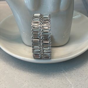 Melissa Lovey Baby Serena Hoops in Rhodium